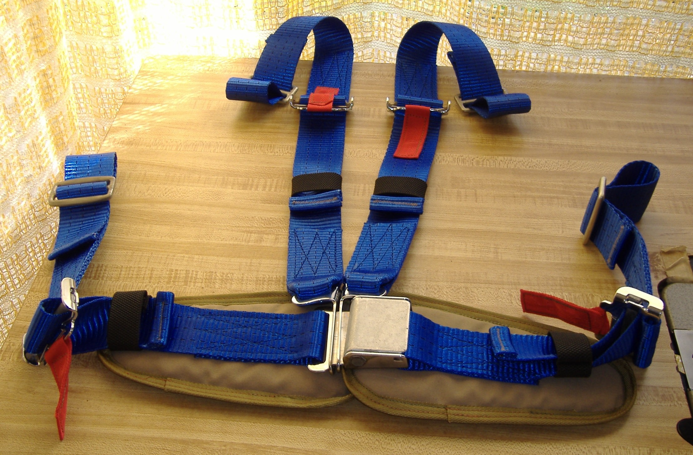 Aircraft harness after repair